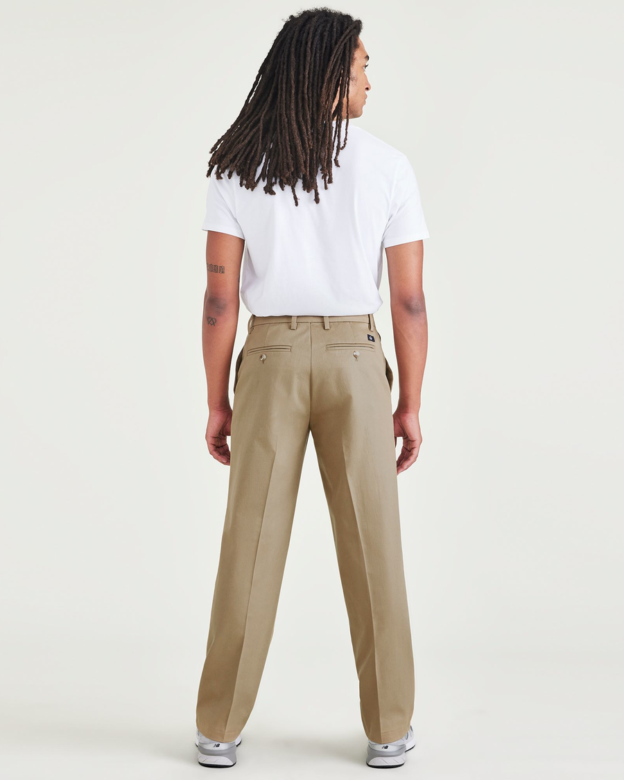 (image for) Strong Big Signature Iron Free Khakis, Classic Fit with Stain Defender®